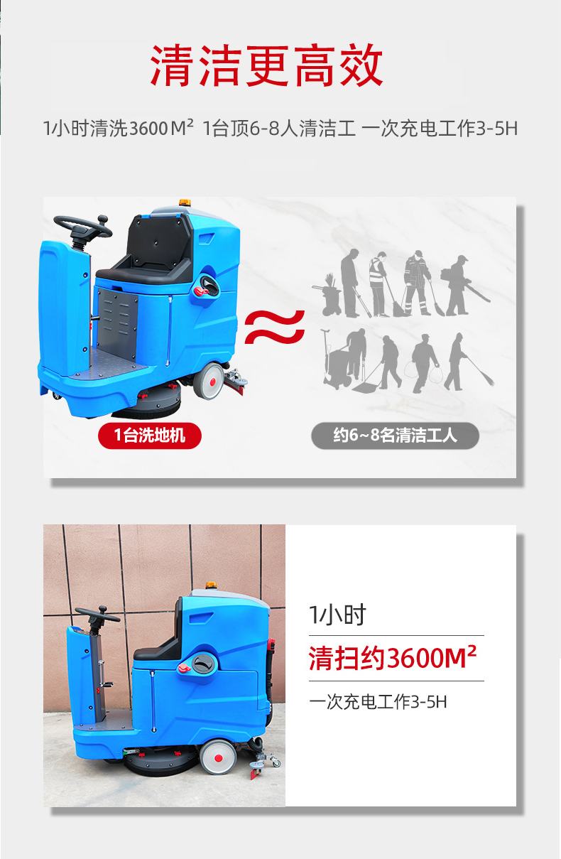 厦门驾驶式洗地机更适合用在高铁站